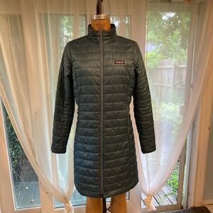 Patagonia teal long jacket